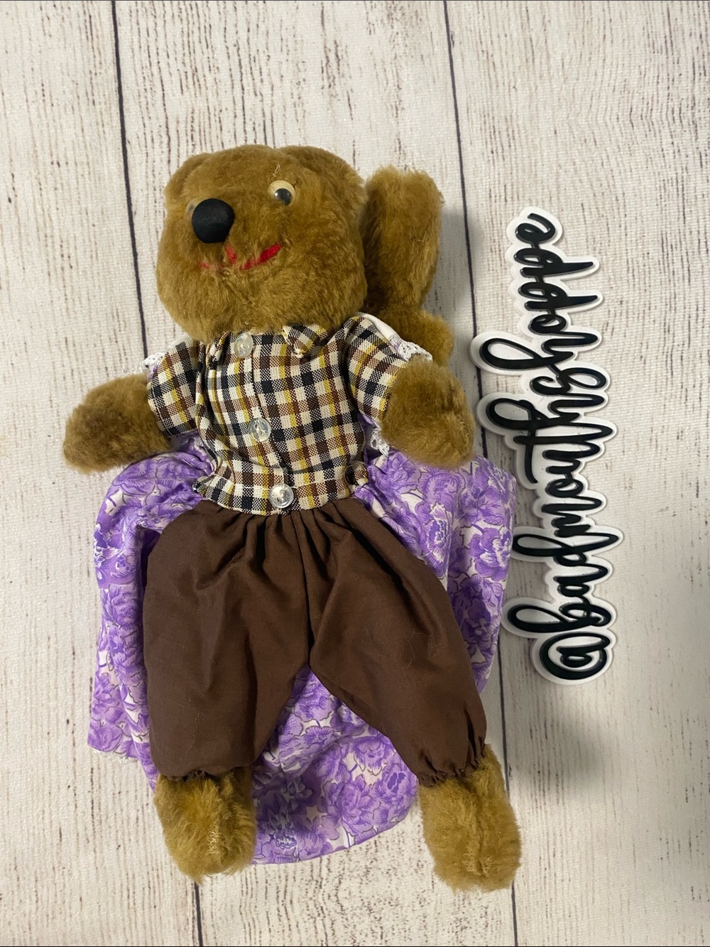 NOS Vintage 1993 Reversible Goldilocks and the Three Bears Stuffed Animal Doll